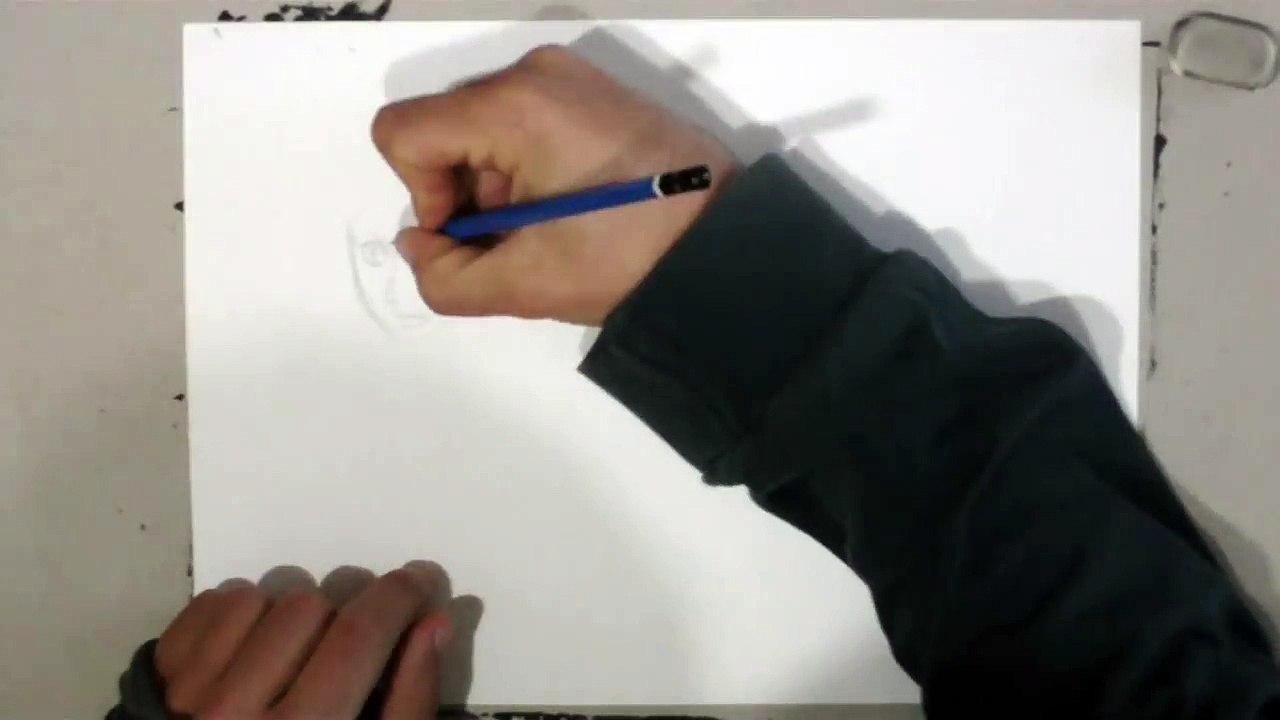 How to draw Naruto vs Sasuke