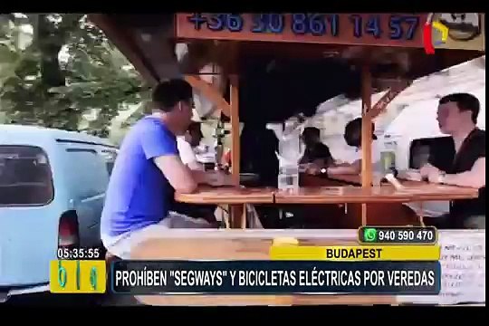 Budapest: prohíben “segways” y bicicletas eléctricas por sus veredas