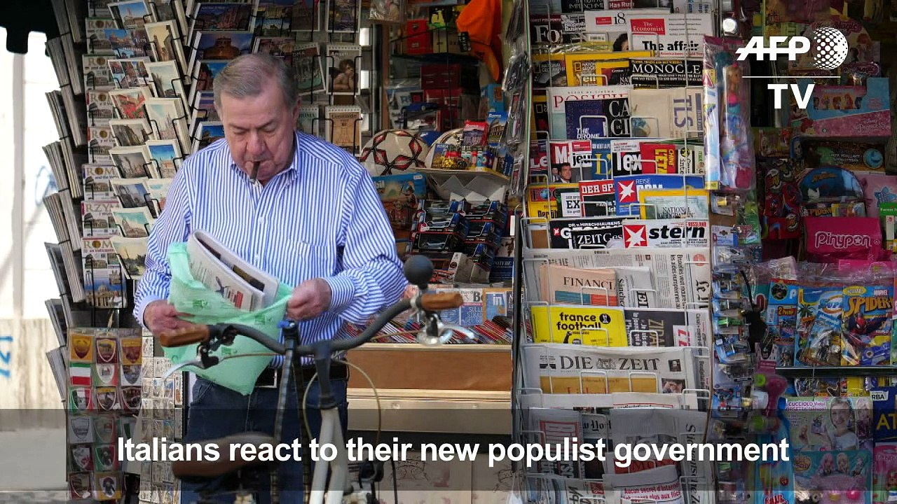 Italians react to their new populist government