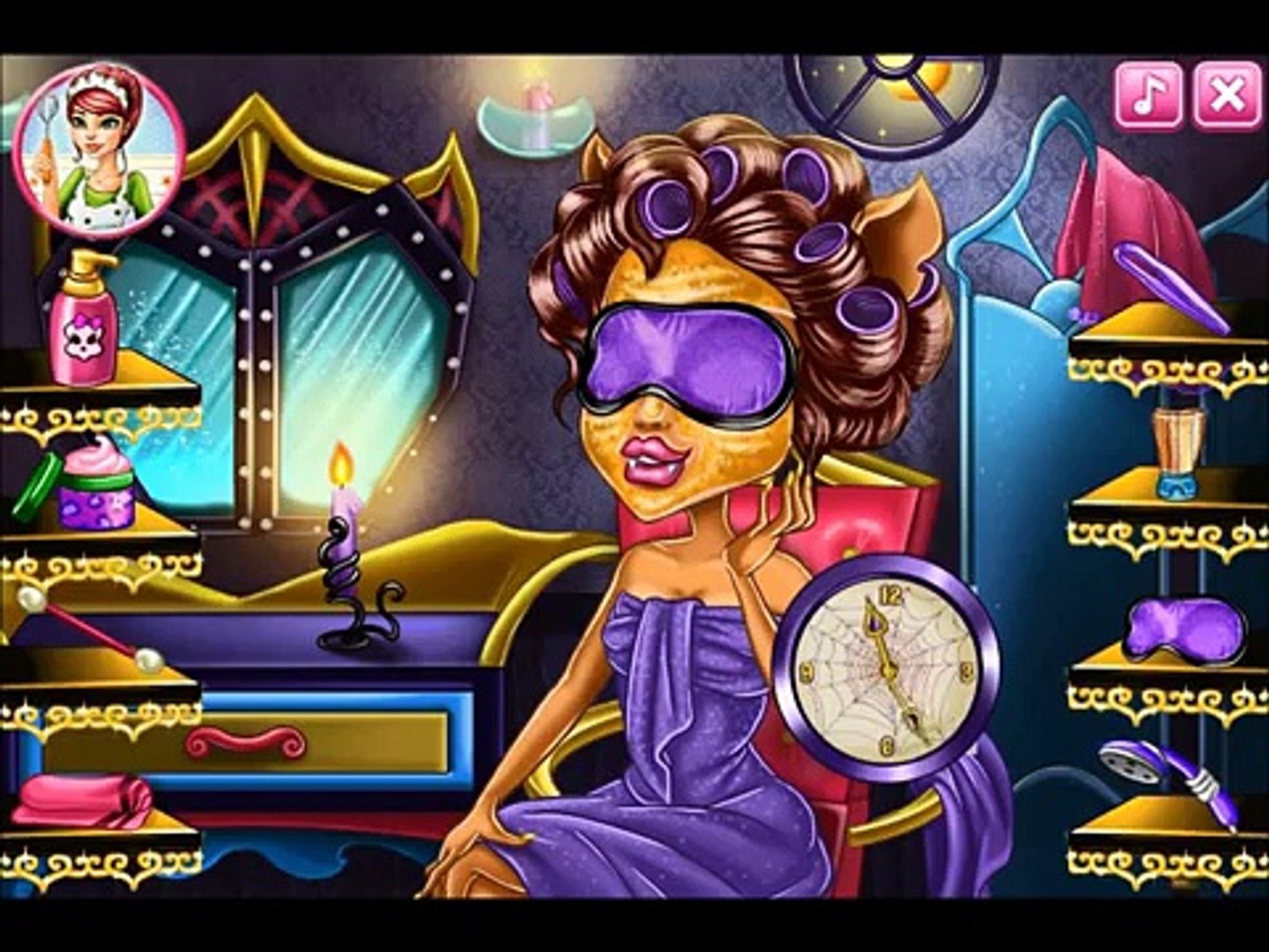⁣Clawdeen Wolf Real Makeover - Monster High Games - Makeover Games For Girls