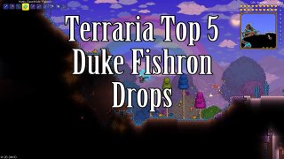 Terraria Top 5 Duke Fishron Drops | Terraria Countdown