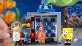 SpongeBob Sponge Out of Water Toys, with Mega Bloks Time Machine & Dinosaur Chase