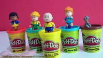 Surpresa Massinha Play Doh Caillou Peppa Pig Daniel Tigre Em Portugues Play Doh surprise Learn Color