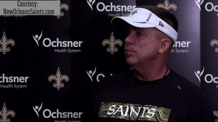 Sean Payton: Marshon Lattimore and Michael Thomas 'elevate' each other's play during practice