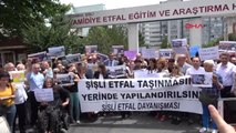 Şişli Etfal Hastanesi'nin Taşınma Kararı Protesto Edildi