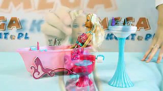 Glam Bathroom Furniture and Doll Set / Wyposażenie Łazienki Z Lalką Barbie - Barbie - Mattel