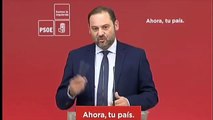 José Luis Ábalos (PSOE) cierra la puerta a una moción de censura con los independentistas cuatro meses antes de acabar ejecutándola