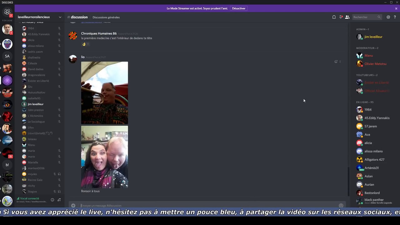 Jim Leveilleur - Live Discord du mercredi 21 mars 2018 - partie 2
