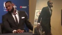 LeBron James STORMS Out of Press Conference After Being GRILLED about J R  Smith!