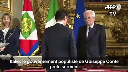 Italie: le nouveau gouvernement prête serment
