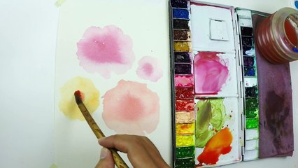 [LVL1] Watercolor Bleeding Technique - Basic