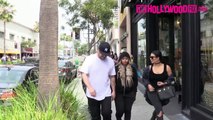 Kim Kardashian, Blac Chyna & Rob Kardashian Have Lunch Together In Beverly Hills 4.26.16
