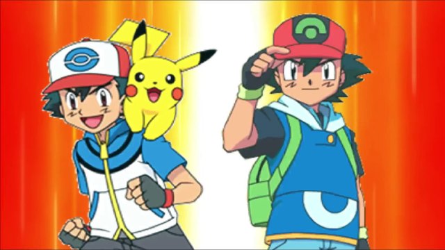 Pokemon Sun and Moon Kalos Ash and Sinnoh Ash Vs Unova Ash and Hoenn Ash