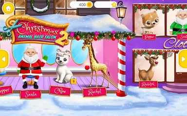 Play Christmas Animal Hair Salon Kids Games | Fun Winter Adventure Games for Children