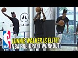 Lonnie Walker NBA Pre-Draft Workout! The Best SG In The Draft!? CRAZY Athletic w/ NBA Range!