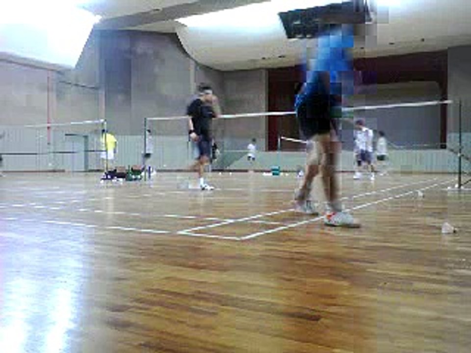 Power Smash at Jurong Town Council badminton court