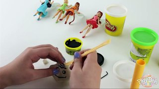 ♥ Disney TinkerBell and the Legend of the Neverbeast Play-Doh Gruff Silvermist Rosetta Fawn Set