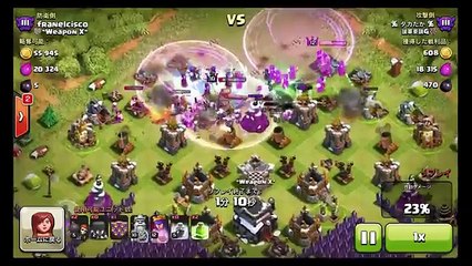 クラクラ実況（「衝撃の強さ！ネクロラッシュ！です。」Clash of Clans）