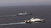Destroyer shadows Russian Navy spy ship in English Channel