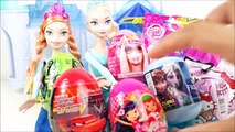 ELSA FROZEN Abrindo Ovos Surpresa Barbie My Little Pony Kinder Joy e Muito mais em Portugues
