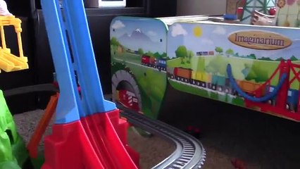Thomas & Friends The Great Race Trackmaster Sky High Bridge Jump - Highest Jumper Sky Jump Playtime