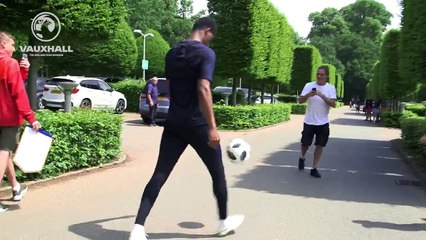 Skill of an England Football player Marcus Rashford
