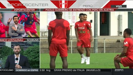 PRIMER ENTRENAMIENTO DE PAOLO GUERRERO EN AUSTRIA