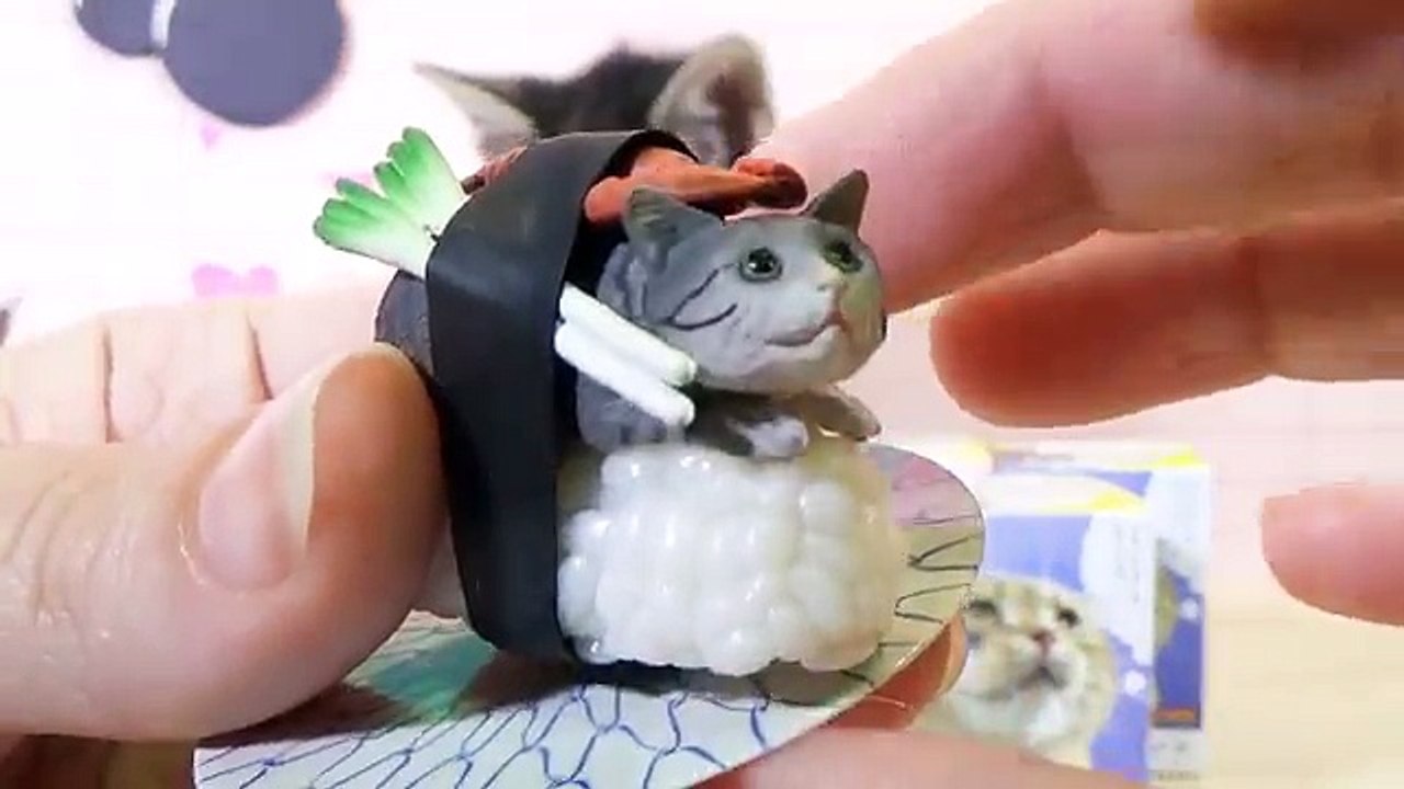 Sushi Cats Blind Boxes with Kawaii Kitty Momoko! My Kawaii Family
