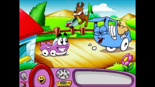 Putt-Putt Enters the Race. Part 1. Cartoon about a cute car which is going to take part in a race.