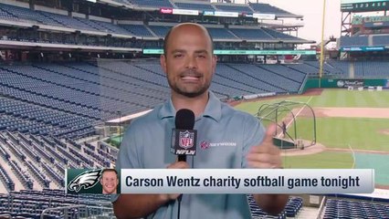 Garafolo: Wentz's charity softball game expected to draw bigger crowd than Phillies games
