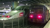 TGV 24000 ( TGV Atlantique ) et VB 2N ( Voiture de Banlieue à 2 Niveaux ) - LGV Atlantique et ligne N - Paris  Montparnasse