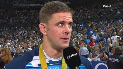La réaction de Rory Kockott après la victoire de Castres