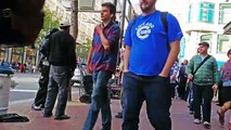 Homeless Man Nearly Gets Arrested for Arguing with a Street Performer (4K UHD)