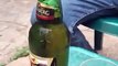 Nigerian Man With Giant Fingers Pops Open A Beer Bottle With His Bare Hands