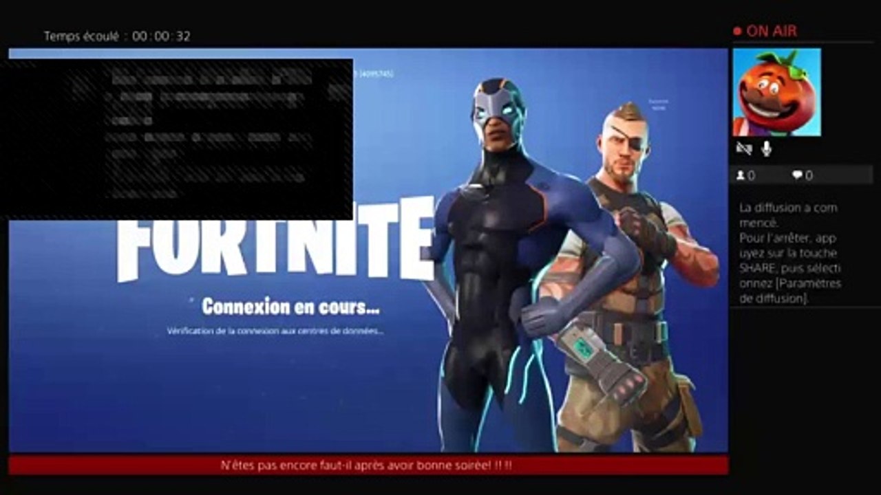 Bonjour a tous on va jouer à Fortnite avec Tysmee223