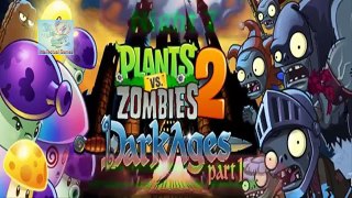 Plants vs Zombies 2 - Dark Ages Night 7 Sun Bean - Plants vs Zombies 2 update Map 5