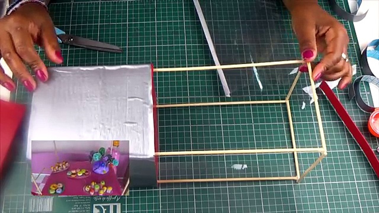 Como fazer Carrinho de Pipoca para bonecas