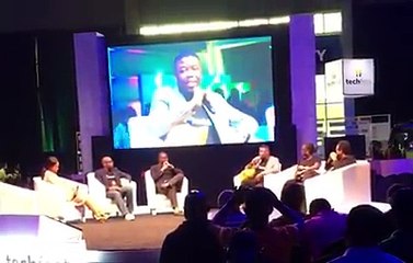 From MTN Business we have Damilola Runsewe one of the Panelists on Precision Farming at #TechFest Talking on MTNs role in data for agricultural business develop