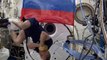 Russian cosmonauts take World Cup into space