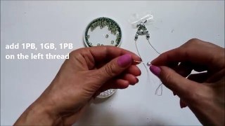 Easy beaded bracelet tutorial. Bracelet for beginners