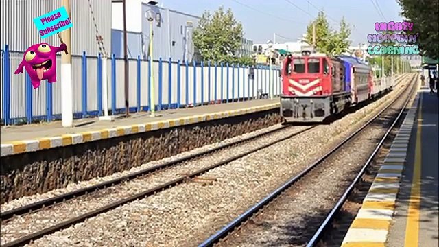 Trains for Kids | Learn About And Watch Real Trains In Action | Mighty Morphin Learning