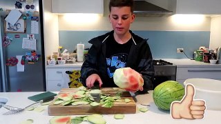 DIY SKIN a WATERMELON TRICK!! *TRY THIS!!*