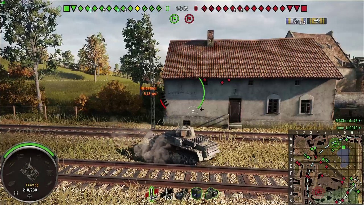 Tog gun mitali Pz I C tankilla