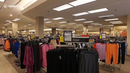 See footage inside an eerily quiet Sears after closing announcement