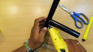 How to Make a Paper Tonfa With Hidden Knife ( Home Made Weapon ) - Easy Tutorials