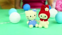 Cách làm mèo Hello Kitty bằng bông gòn thật dễ thương