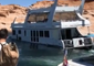 Water Engulfs Houseboat in Lake Powell, Utah