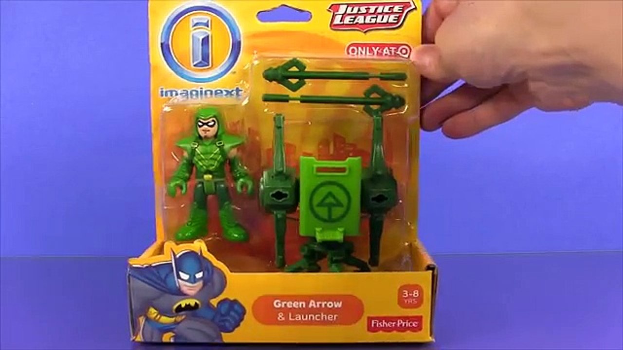 Imaginext Green Arrow & Batman Toys, Plus A Joker, Rapunzel, and Harley Quinn Short