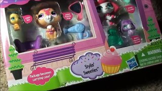 OPENING lps STYLIN SWEETIES sweetest pets from littlest pet shop