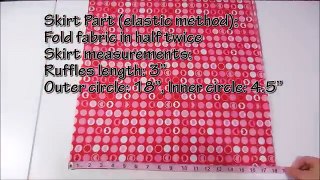 Kawaii DIY-How to Sew A Fancy Lolita Kimono/Yukata (Part 2: Skirt and Belt) for Special Occasions